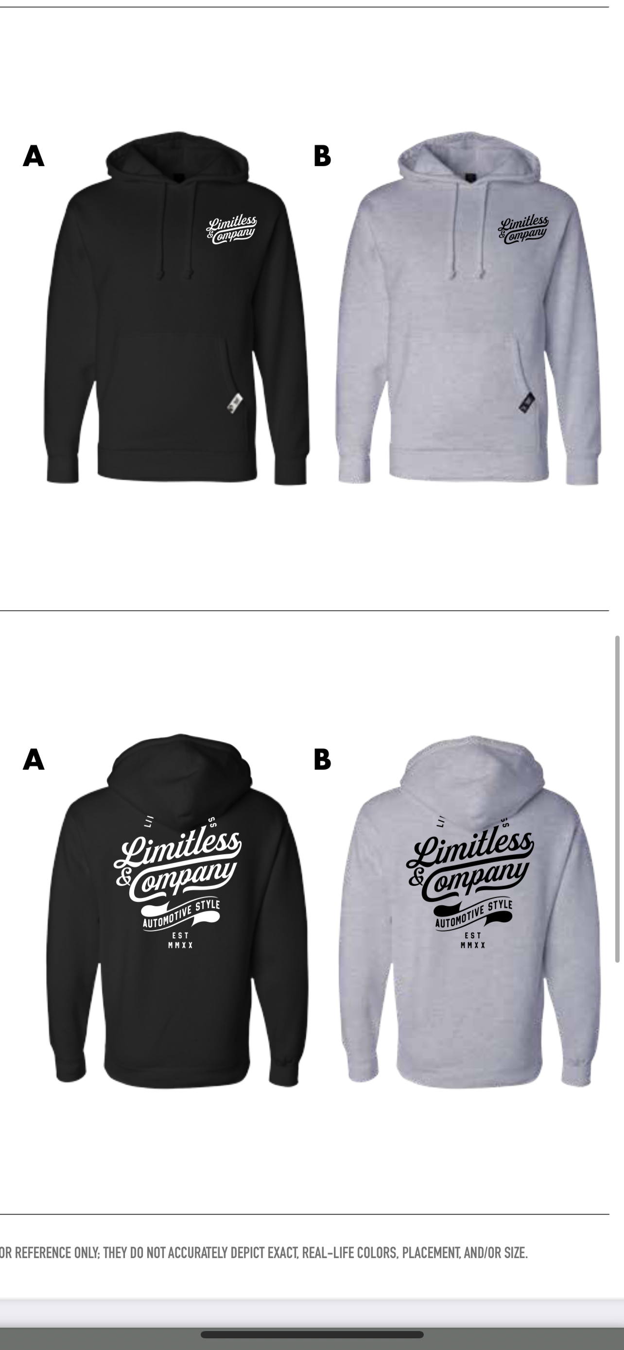 Limitless Fall Hoodies